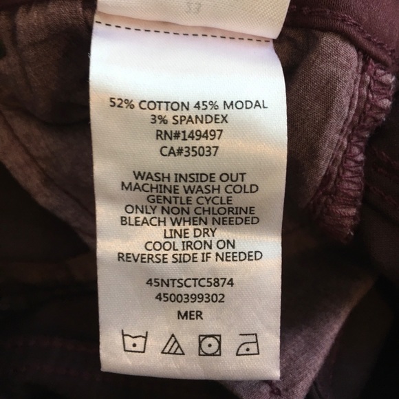 Joe’s Jeans Wine Color High Rise Skinny Ankle - Picture 6 of 7